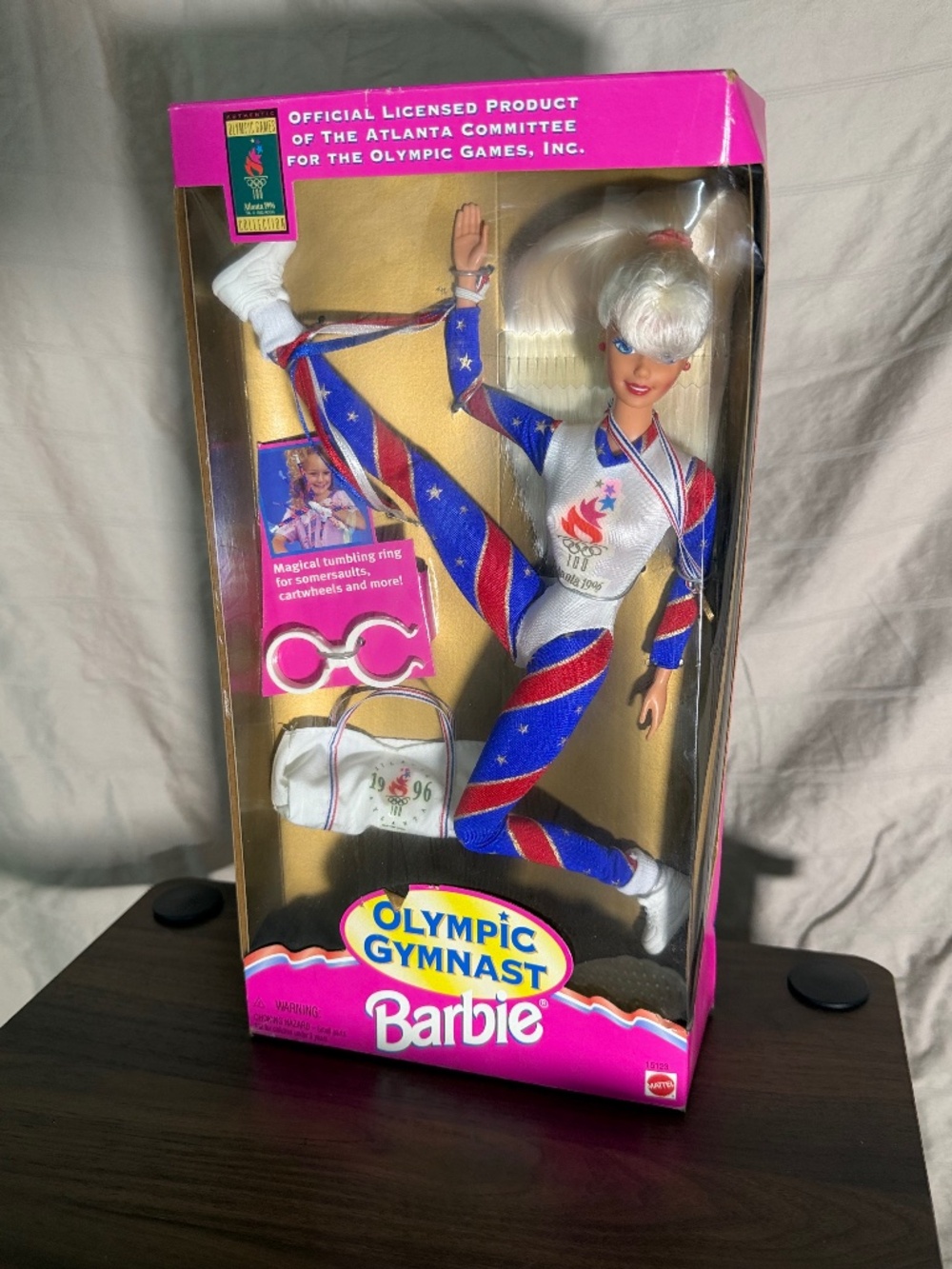 Vintage Olympic Gymnast Barbie (1996) – New in Box